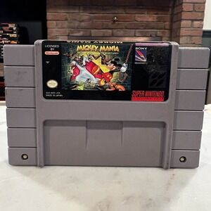 Mickey Mania The‎ Timeless Adventures of Mickey Mouse SNES Super Nintendo
